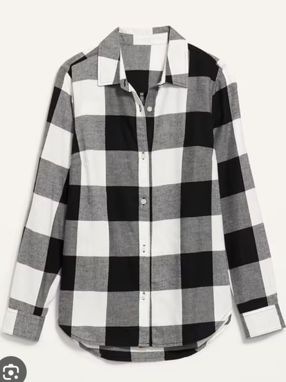 Old Navy Long-Sleeve Plaid Flannel Shirt